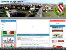 Tablet Screenshot of comune.agnadello.cr.it